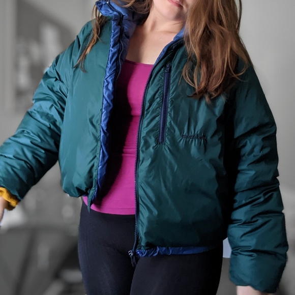 SOLD!Mountbel Vintag Reversible Down Puffer Jacket - Picture 3 of 8